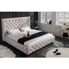 INVICTA Design ágy Laney 180 x 200 cm pezsgő bársony ágy és ágykellék