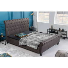 INVICTA Design ágy Viviano 160 x 200 cm sötétszürke ágy és ágykellék