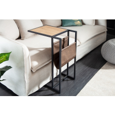 INVICTA Design asztal laptophoz tárolóhellyel Giuliana 48 cm tölgy utánzata bútor