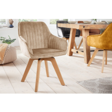 INVICTA Design forgószék Gaura pezsgő bársony bútor