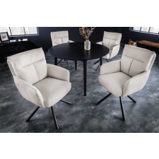INVICTA Design forgószék Maddison I bézs bouclé bútor