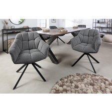 INVICTA Design forgószék Vallerina sötétszürke bútor