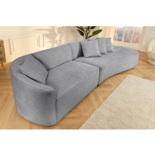 INVICTA Design kanapé Velora 330 cm XXL 3 személyes szürke bouclé bútor