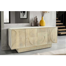 INVICTA Design komód Modéco 170 cm fehérített mangó bútor