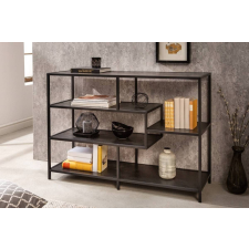 INVICTA Design könyvespolc Maille 114 cm fekete kőris bútor