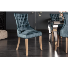 INVICTA Design szék Queen bársony petrol zöld bútor