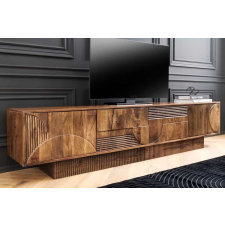 INVICTA Design TV asztal Modéco 200 cm barna mangó bútor