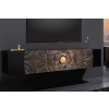 INVICTA Design TV asztal Venetia 160 cm függő fekete-arany mangófa