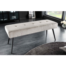 INVICTA Design ülőpad Bailey 100 cm világosszürke kordbársony bútor