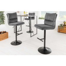 INVICTA Elegáns bárszék Lunor szürke kord bútor