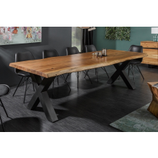 INVICTA Étkezőasztal Massive X Honey 200 cm - asztallap 60 mm - akác bútor