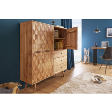 INVICTA Magas komód Justice 140 cm akác bútor