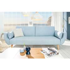 INVICTA Nyitható kanapé Amiyah / 215 cm világos kék bútor