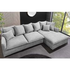 INVICTA Sarok ülőgarnitúra Eden 255 cm szürke bouclé bútor