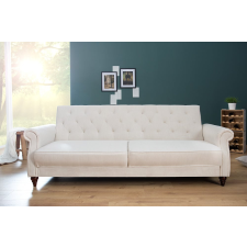 INVICTA Stílusos ágyazható kanapé Scarlet II 220 cm fehér bútor