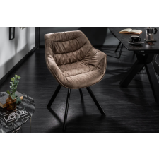 INVICTA Stílusos szék Kiara szürkés barna, taupe bútor