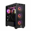 INWIN D5 Számítógépház - Fekete (IW-CS-D5BLK-1AN120)