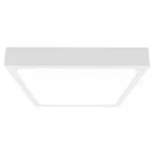  IP44 mennyezeti LED lámpatest - négyzet (24W) hideg fehér, fehér (295 mm) világítás