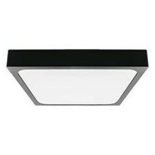  IP44 mennyezeti LED lámpatest - négyzet (30W) hideg fehér, fekete (420 mm) világítás