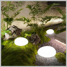  IP44 Napelemes Kerti Lámpa – Kőhatású Kültéri Dekorációs Fényforrás XX1470364 világítás