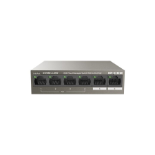 IP-COM 4x PoE + 2x Gigabit switch (G2206P-4-63W) (G2206P-4-63W) hub és switch