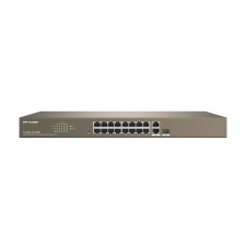 IP-COM F1218P-16-250W Gigabit Switch hub és switch