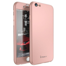 IPAKY Apple iPhone 6 / 6S IPAKY teljes borítójú 360 rózsaarany + ajándékfilm tok és táska