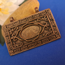  Iparművész réz medál 4x6 cm-es medál