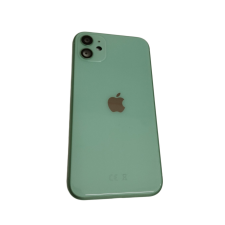 iPhone 11 (6.1&quot;) készülék hátlap, kamera lencsével / sim tálcával, akkufedél, zöld, gyári tok és táska