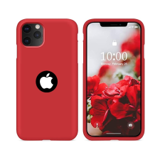  iPhone 11 Pro Max Telefontok - piros szilkon tok tok és táska