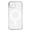  iPhone 12 / 12 Pro (6.1") szilikon tok, átlátszó, 1,5mm, kamera védelemmel, Anti Shock Magsafe
