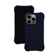iPhone 12 Pro telefontok - Pastel Wave - MagSafe kompatibilis kék szilikon hátlap tok tok és táska
