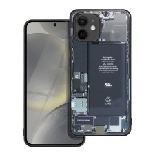  iPhone 12 telefontok - Tech design2 - mintás műanyag hátlap tok, szilikon kerettel tok és táska