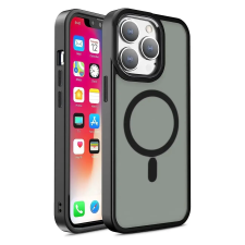  iPhone 15 magsafes fekete telefon tok tok és táska