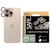  iPhone 16 Pro / 16 Pro Max lencsevédő üvegfólia csillámos arany