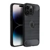  iPhone 16 Pro Max szilikon tok, hátlaptok, telefon tok, karbon mintás, fekete, Carbon case
