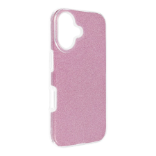 iPhone 16 szilikon tok, hátlaptok, telefon tok, csillámos, pink, Shining Case tok és táska