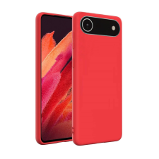  iPhone 17 Air telefontok - piros szilikon hátlap tok tok és táska