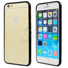 Iphone 6 alu keret - fekete mobiltelefon kellék
