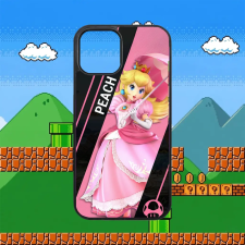 iPhone Super Mario - Peach - iPhone tok tok és táska