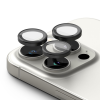 iPhone - Telefon-fóliák Üvegfólia iPhone 16 Pro - RINGKE kamera üvegfólia fekete kerettel/gyűrűvel (2 szett)