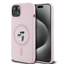 iPhone Telefontok iPhone 14 - Karl Lagerfeld KC pink magsafe kompatibilis hátlap tok tok és táska
