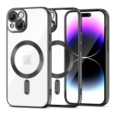 iPhone Telefontok iPhone 16 Pro - ELECTRO MAG - MagSafe kompatibilis átlátszó/fekete hátlap tok tok és táska