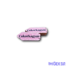  Iránymutató nyíl 5db/csomag 6x2,5cm - Cukorgyár dekorációs kellék