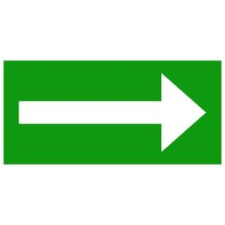  Iránynyíl - utánvilágító öntapadó, 300*150 információs tábla, állvány