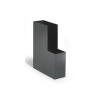  Iratpapucs műanyag Durable Cubo 32x25.5 cm 8.5 cm gerinccel fekete