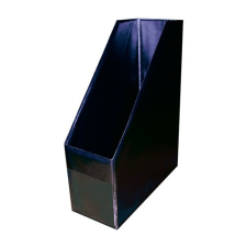 Iratpapucs PVC A/4 10 cm gerinccel fekete irattartó