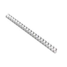 Iratspirál műanyag 14mm 81-100 lap fehér 100/dob spirálozó gép