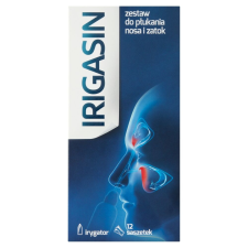 Irigasin Orr- és Arcüreg öblítő Készlet 1 üveg + 12 tasak gyógyhatású készítmény