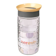IRIS 148030-582 Sand Üveg Fűszertartó 1700ml - Fekete / Homok (148030-582) konyhai eszköz